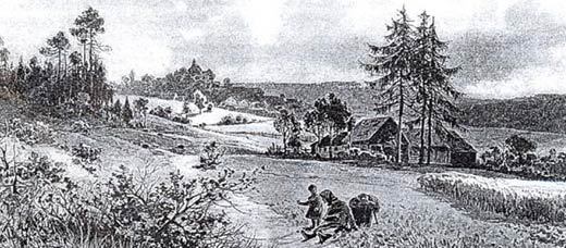 Ostrolovský újezd z roku 1900